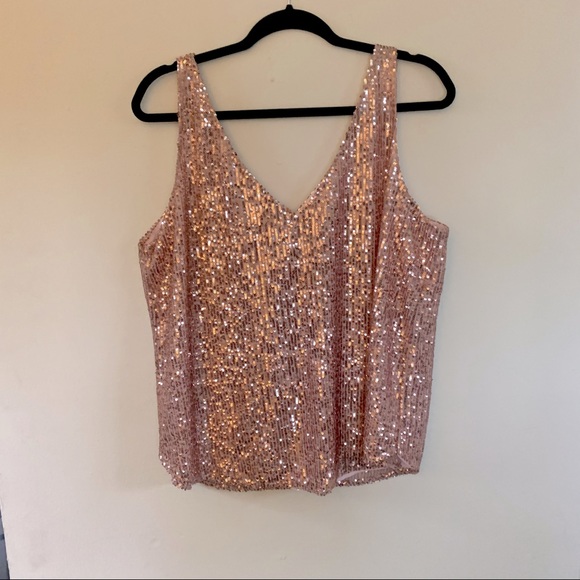 Champagne Sequin Shell - Picture 4 of 5